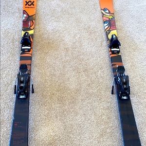 Volkl 2021 skis and 2021 technica ski boots